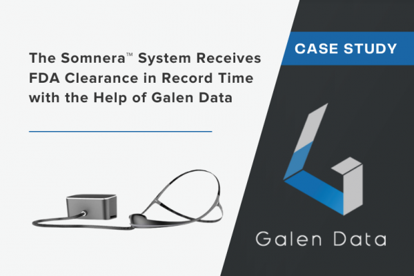 Banner The Somnera System Receives FDA Clearance in Record Time with the Help of Galen Data