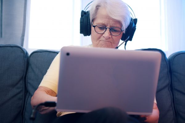 elderly struggling with technology